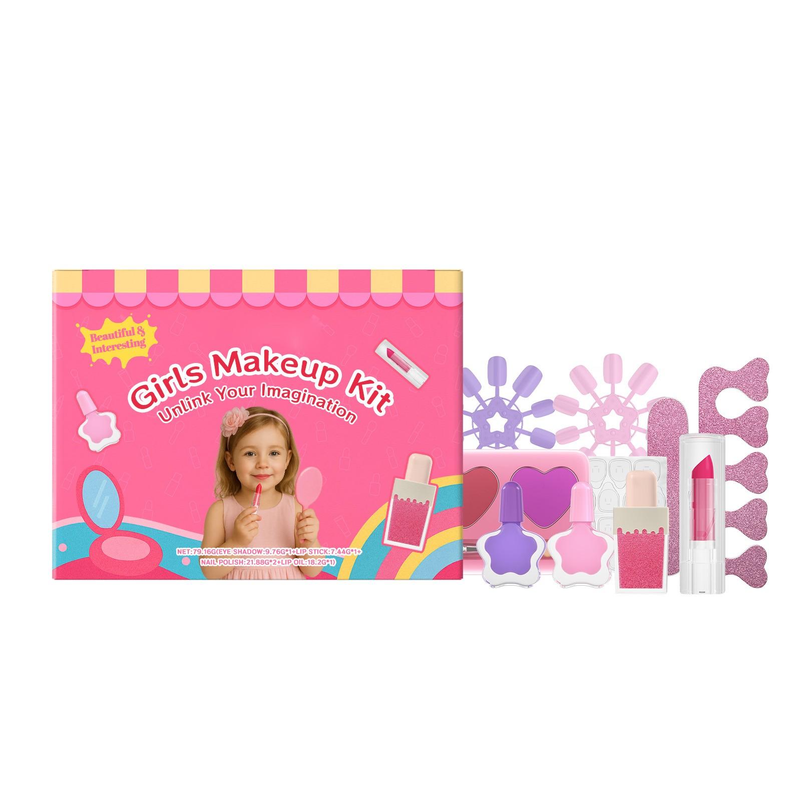 

Набор из 10 предметов детской косметики с сказочными элементами и множеством цветов для удовлетворения различных потребностей в макияже 20 мл One Size