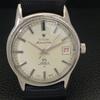 VINTAGE TITONI AIRMASTER ROTOMATIC SWISS MENS CREAM COLOR DIAL WATCH A700334-5 R202-a700334