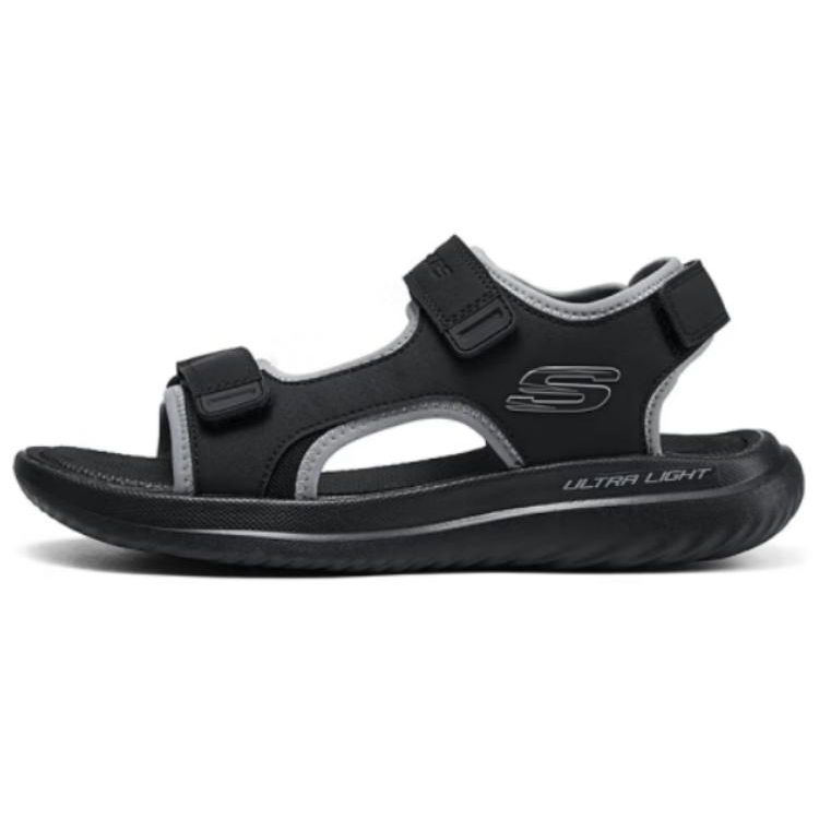 Skechers Sport Comfortable Durable Beach Sandals Men Sandals Black 232893-BBK 39.5