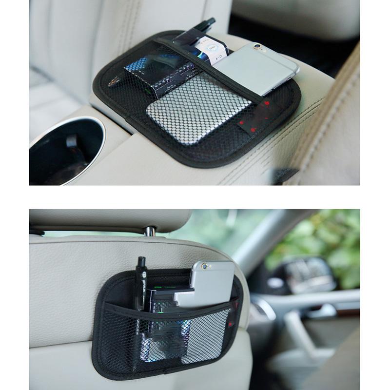 Universal Car Seat Back Organizer Car Storage Net Bag Oxford Fabric Auto Seat Side Storage Pocket Interior Organizer Accessories