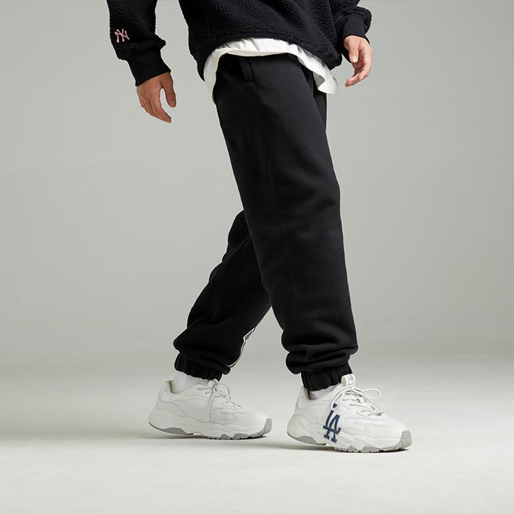 New MLB New York Yankees Knitted Sweatpants Unisex Black 3APTB0526-50BKS