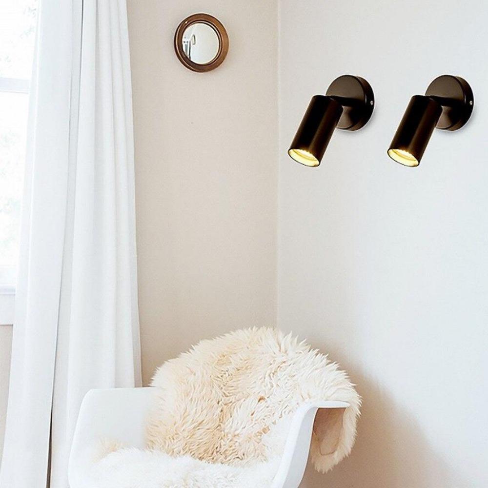 Vnitřní osvětlení E27 COB nástěnné svítidlo Celokovový jediný světelný zdroj Válec Galvanické pokovování Šatní skříň Prodejna Výloha Spotlight