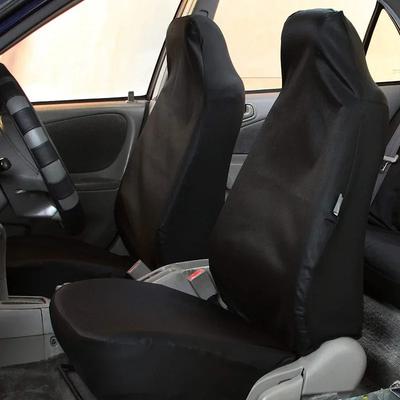 Universelle Autositzbezüge für Vordersitze 2 Stück Schwerlast Wasserdicht Atmungsaktiv Autositzschoner Kissen für Autos LKWs SUVs
