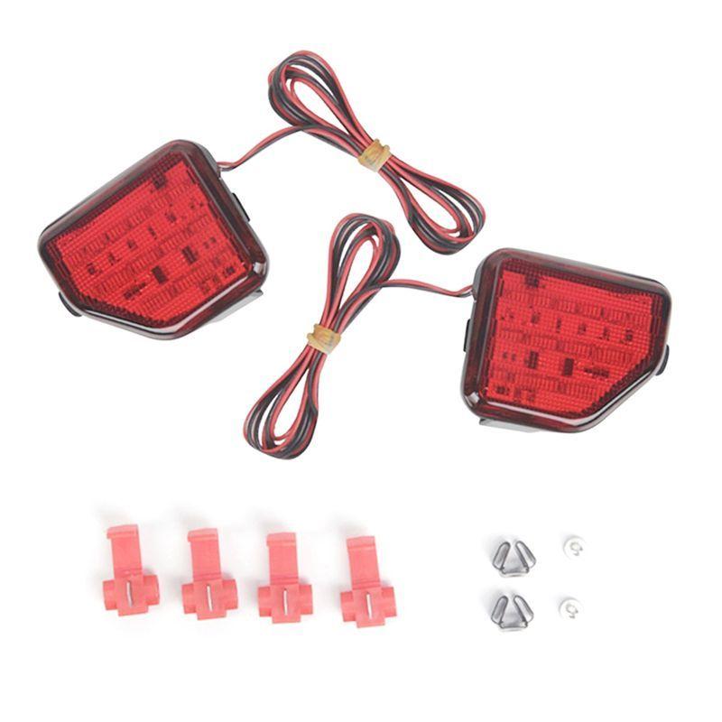 1Set Car Rear Bumper Fog Light Warning Signal Light For Jeep Wrangler JL 2018-2023