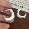 Xiaomi 925 Sterling Silver Vintage Earrings For Women Trendy Simple Geometric Stud Earring Jewelry Prevent Allergy Party Accessories