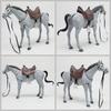 Skizzenkunst Malerei, Skizze Pferd, Grau-Blaues Pferd, Bewegliche Gelenke, Schreibtisch-Kunstmodell Verzierung Boxed Figur