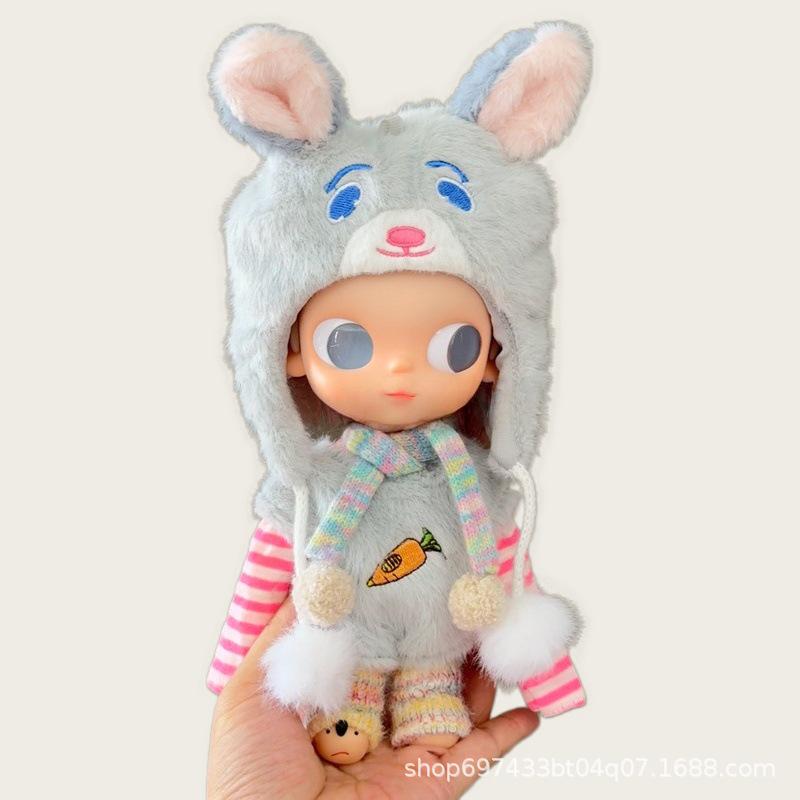 Zsiga Gaji Jie 1/8 Movable Doll Plush Clothing Set - Trendy Dress-Up Outfit Clothing Only (No Doll, Glasses, Bag, Shoes)