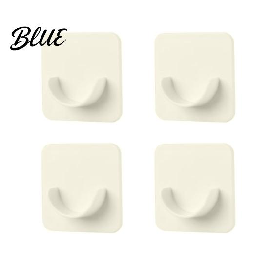 Secure Bond Shower Load-bearing Wall with Strong Holder 4Pcs Curtain Rod Adhesive Waterproof Mount Easy