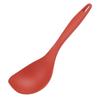 KAI Tabletop Pot Serving Spoon with Ribbed Design for Skimming Dishwasher Made In DH8165 Skimming, Safe, Red, Japan,