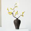 Chinese Antique-Style Ceramic Vase: Wabi-Sabi Japanese Beauty for Home, Living Room, or Hallway