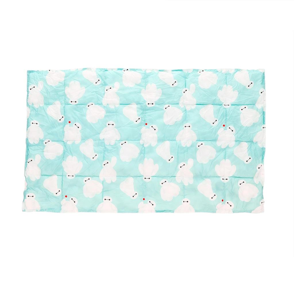 Marushin Disney Baymax Standby Blanket with Pouch, Compact, Cute, Fluffy, Stylish, and Cold Weather Protection, Product Number: 2245036700