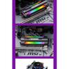 5V-3Pin ARGB AURA Sync Computer 2280 SSD M2 Radiator Aluminum PC RGB M.2 Nvme Cooler Heatsink Solid State Drive Heat Sink Cooler
