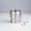 Stainless Steel Brine Spice Filter Basket 8 X 9 Cm with 1.2 Mm Fine Mesh Holes for Cooking Preparation Durable Corrosion-Resistant Kitchen Strainer