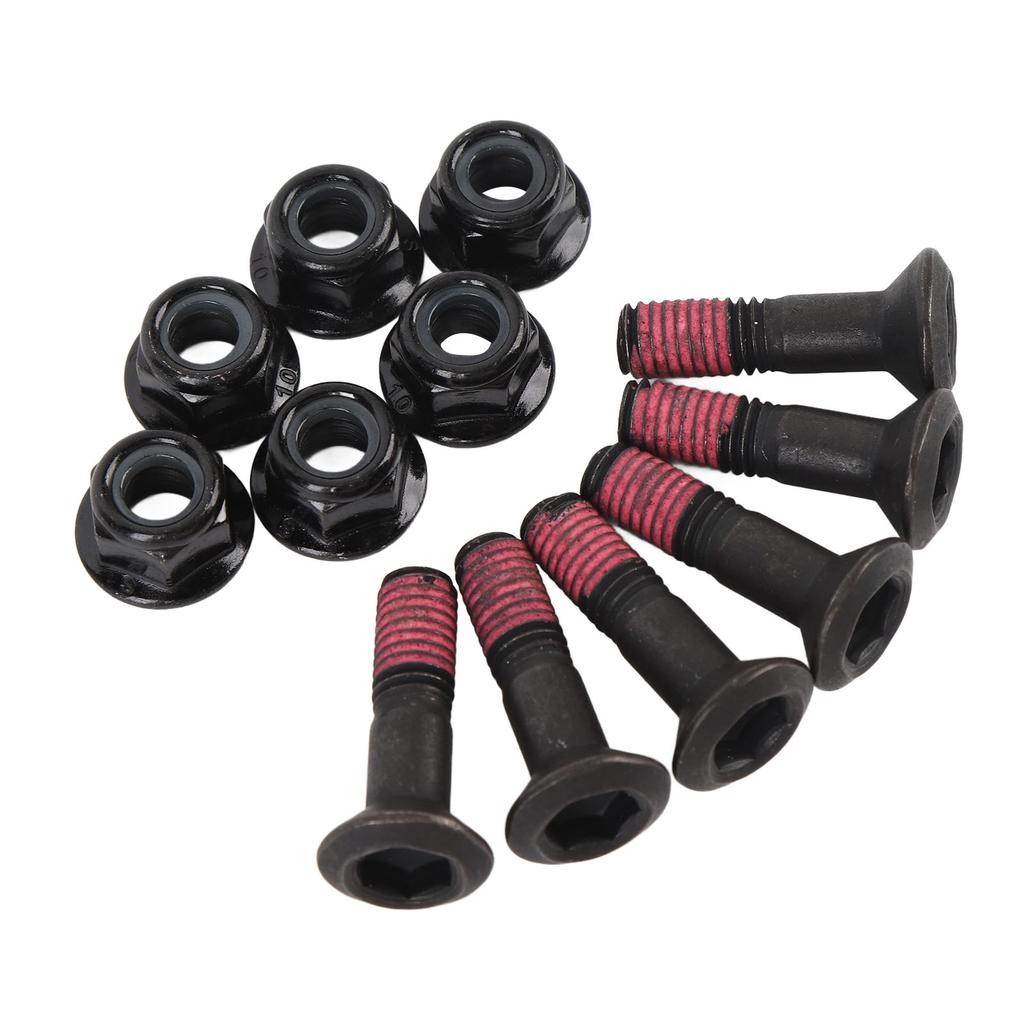 6 Sets Sprocket Bolt and Nut Kit M8 X 32mm Iron Motorcycle Sprocket Bolts Nuts Kit for YZ YZF