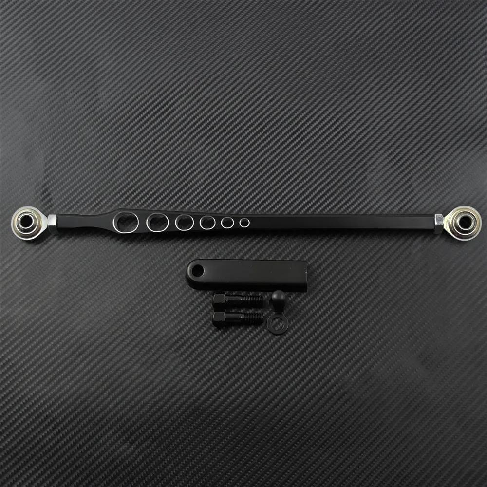 1pc Motorcycle Gear Shift Linkage Lever Black Chrome CNC 330mm Aluminum For Harley Touring Road King Electra Glide Softail Dyna