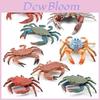 Ocean Animal Simulation Crab Figurines Perfect For Creative Learning And Decor