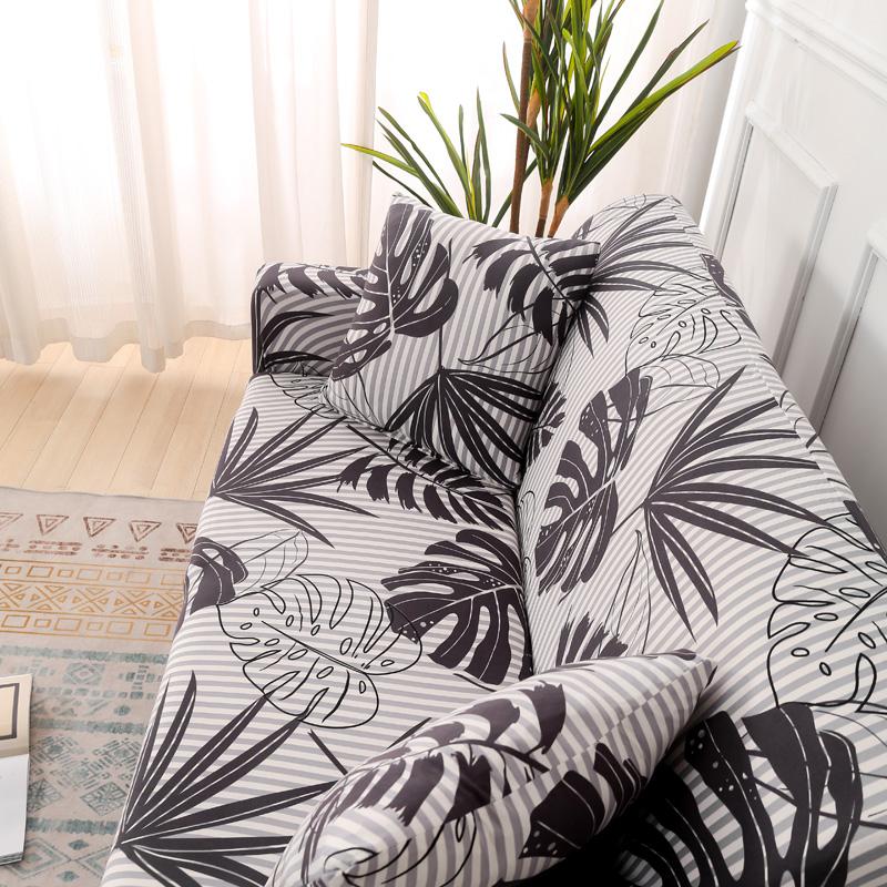 Trykt Stretch Sofatrekk Elastisk Polyester Spandex Sofatrekk, Universalt Tilpasset Sofatrekk for Sofamøbelbeskytter