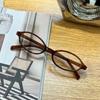 10Pairs Vintage Small Oval Glasses Girls Y2K Style Red Green Frame Glass Eyewear Decorative Outdoor Anti-blue Eyeglasses Gifts