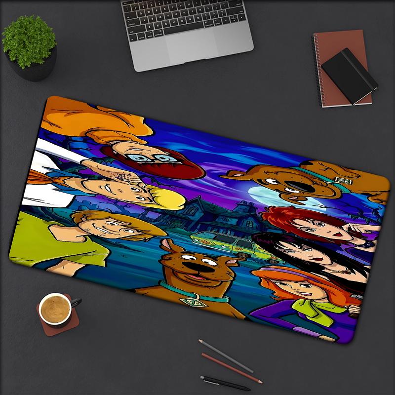Scooby-Doo Theme Mouse Pad, Non Slip Rubber Base, Multifunctional Office & Home Decor, Perfect for Workspace Personalization.