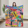 Pete the Cat Blanket Quality Warm Bedding Throws Winter Travel Office Couch Bed Novelty Bedspread