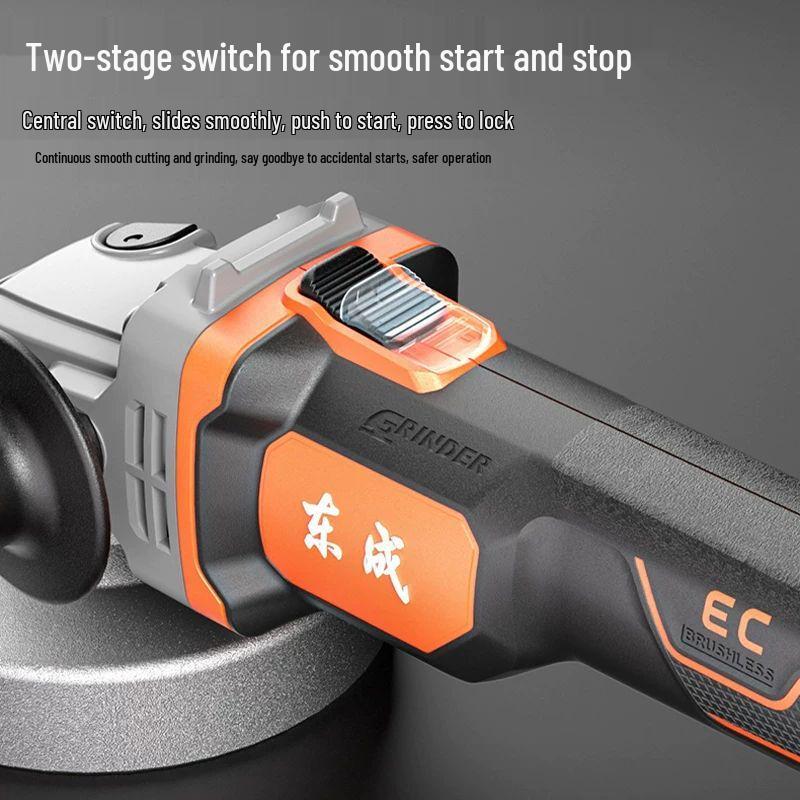 Dongcheng Cordless Brushless Angle Grinder CN plug (adapter included)