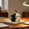 Elephant Figurines Loving Gifts for Couples Wedding Anniversary Modern Elephant Sculpture Ornament