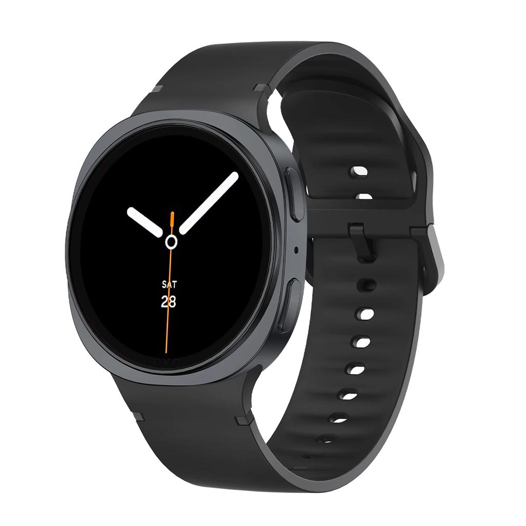 Originální silikonový pro Samsung Galaxy Watch 8/8 classic 40mm 44mm 46mm řemínek Sportovní correa pulseira náramek Galaxy Watch 8 pásek