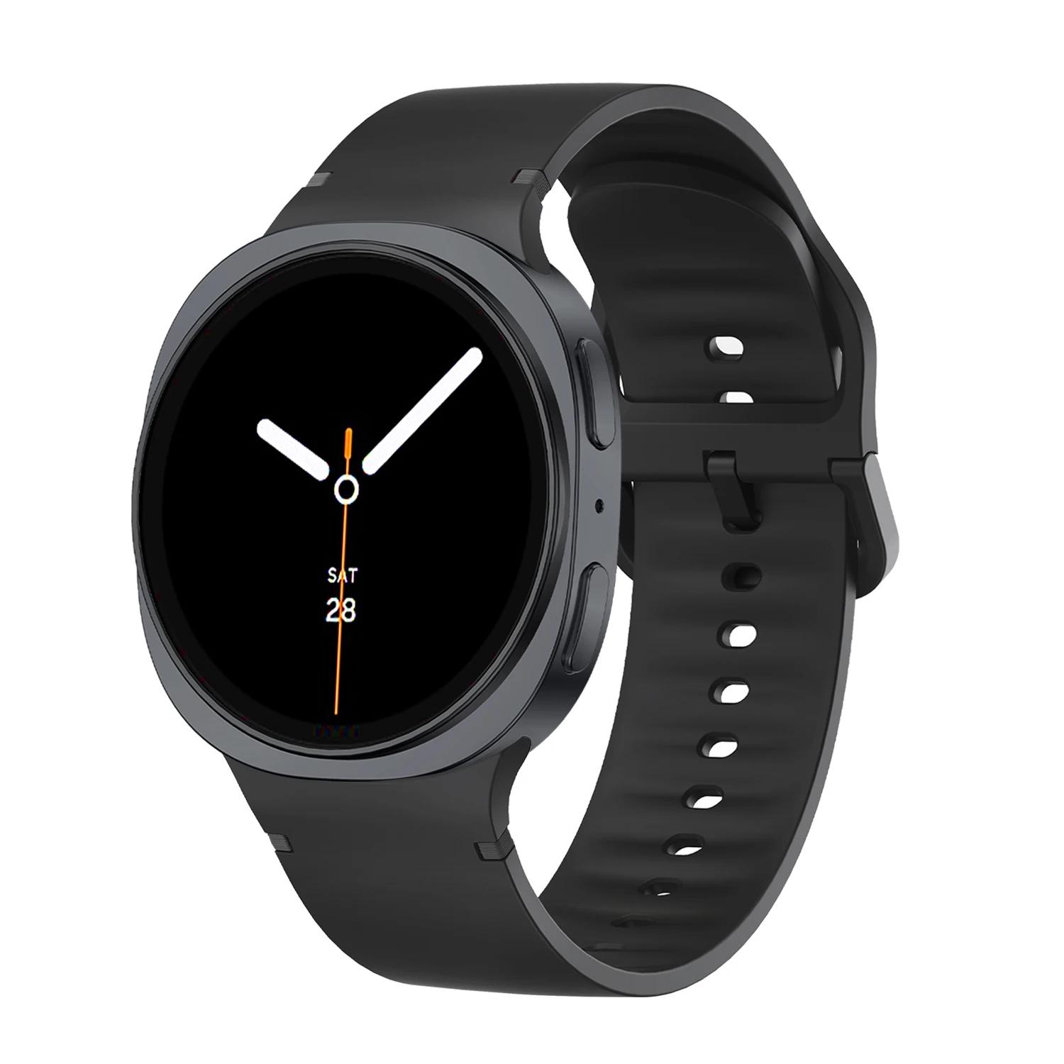 

Оригінальний силіконовий ремінець для Samsung Galaxy Watch 8/8 classic 40мм 44мм 46мм Спортивний correa pulseira Браслет Galaxy Watch 8 galaxy 8classic 46mm&20mm