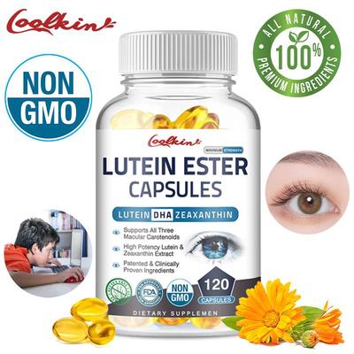 Lutein, Zeaxanthin Complex Capsules, Relieves Eye Strain, Protects Eyes, Suitable for Adults.