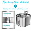 Automatic Stainless Steel Cat Fountain Water Dispenser Sensor Filter Ultra Quiet Pump Pet Cat Water Mark Water Fountain