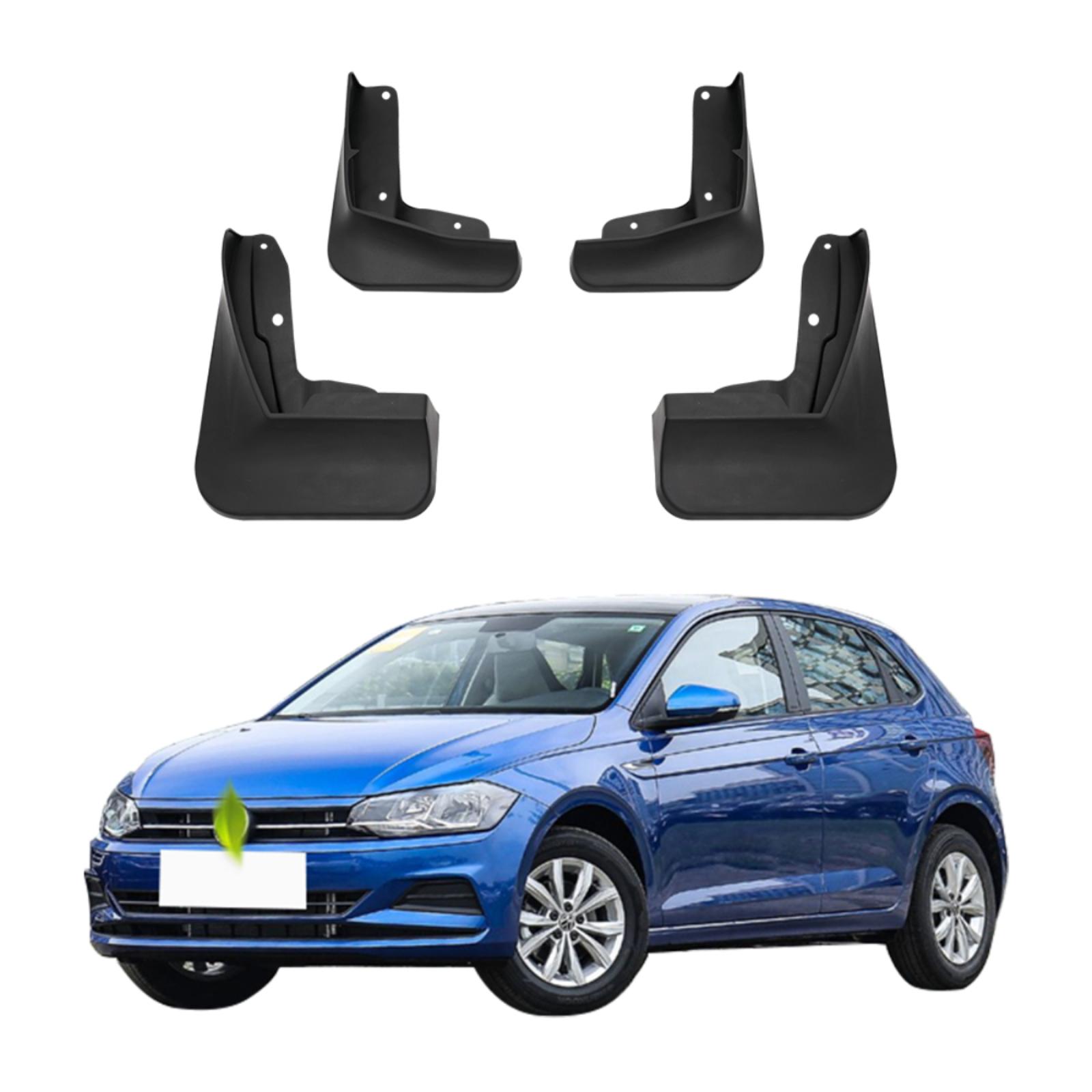 

4PCS Car Mud flaps Splash Guards Mudguards Car Mud Flaps Compatible with VW Polo MK6 2019 2020 2021 2022 2023 2024 DZ-12 чёрный