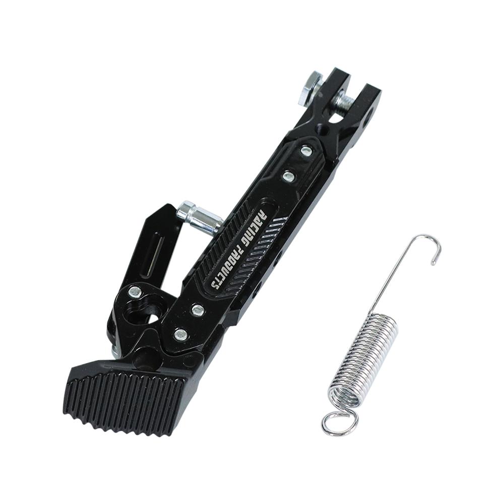 

Мотоциклетный регулируемый кронштейн для ног с ЧПУ из металла, боковой кронштейн, прочный коррозионно-стойкий кронштейн, аксессуары для подставки для мотоцикла чёрный