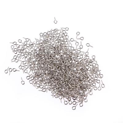 300Pcs Elegant Eye Screw Pins Strong Silver Screw Eye Bolts for DIY Jewelry Design Necklace Bracelet Keychain Craft Supplies