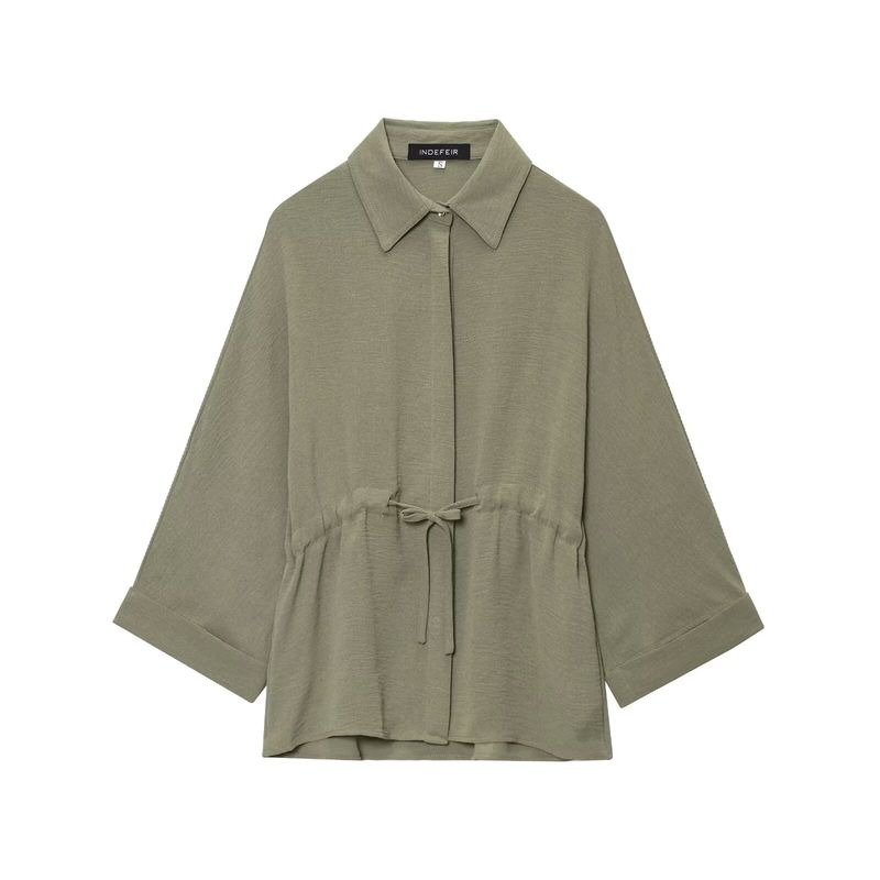 Kaslead New Women Clothes Western Style Long Sleeve Lapel Shirts High Waist Trousers 2728568 2116568