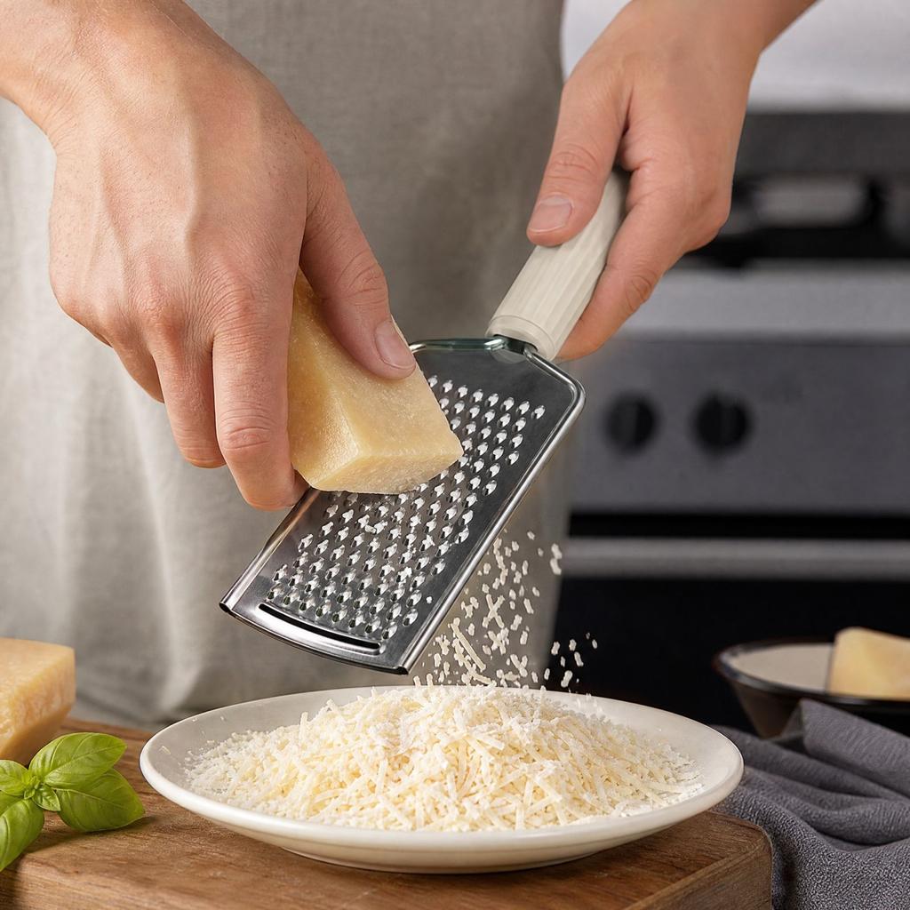 Stainless Grater Flat Board Shredding Tool for Kitchen Use