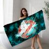 G-Ghostbusters Black Cell Microfiber Printed Beach Towel Mountain Climbing Yoga Beach Swimming Running Absorbent Soft Towel