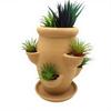 Maceta Torre Maceta de Terracota Gres Torre de Suculentas Maceta Decorativa Jardinería Vertical Maceta para Suculentas Orquídeas Fresas Exterior