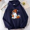Cartoon Anime Couple Hooded Sweater Halloween Hoodie
