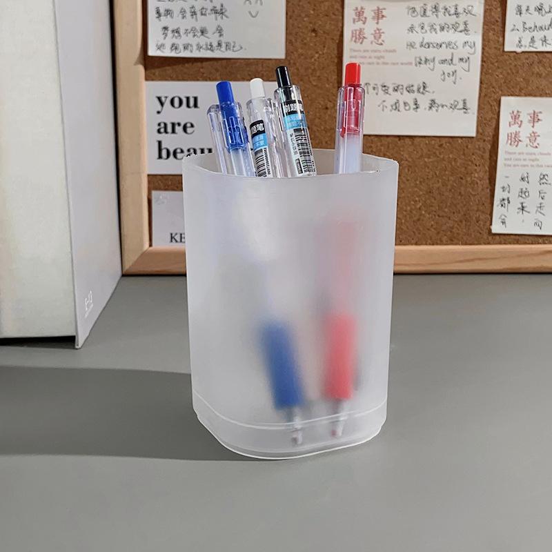 Suport pentru pix, suport pentru pix de birou, simplu, capacitate mare, drăguț, depozitare papetărie, papetărie, aspect înalt, recipient de depozitare la nivel înalt