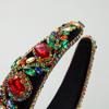 Luxurious Baroque Full Diamond Headband Sponge Hair Accessories For Women Shining Party Hairbands Hair Band Hoop Girl Headwear