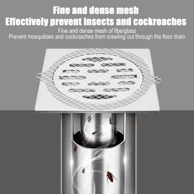 10/50Pcs Disposable Hair Drain Stickers Upgrade Shower Drain Cover Hair Catcher Bathroom Protector Mesh