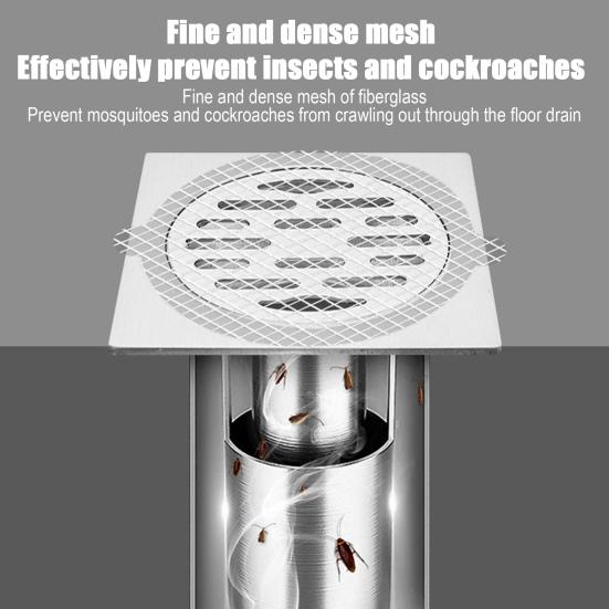 10/50Pcs Disposable Hair Drain Stickers Upgrade Shower Drain Cover Hair Catcher Bathroom Protector Mesh