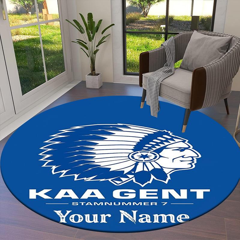 Chief S Pride Custom Name Round Area Rug Carpet Rug For Living Room Bedroom Sofa Playroom Decor Nonslip Floor Mat