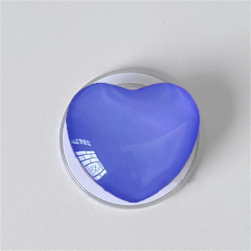 Korean Cute 1D Glass Love Heart For Magsafe Magnetic Phone Griptok Grip Tok Stand For iPhone Wireless Charging Holder Bracket