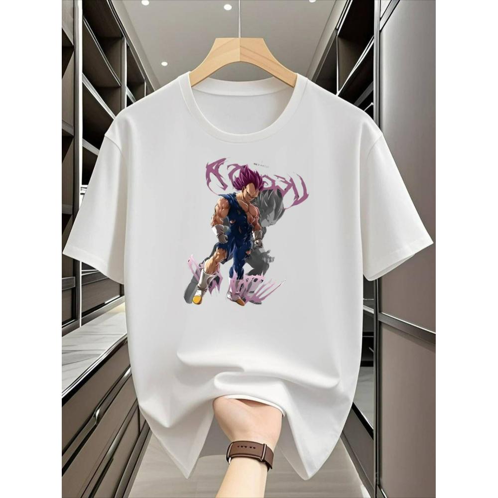 Purple Aura Vegeta T-Shirt,Soft Breathable & Fade-Resistant, Classic Fit for Daily Casual Wear S