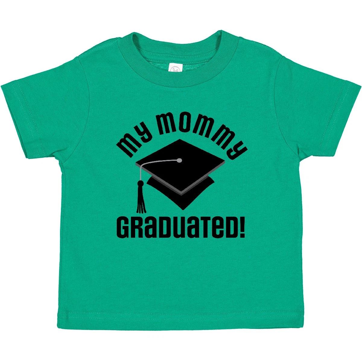 Inktastic My Mommy Graduated College Graduate Baby T-Shirt Grad Childs Boys Tees 160