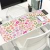 Non-Slip Floral Desk Pad Rubber Base Gaming Mats Desk Mat Mouse Pad  Work