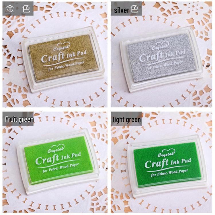 Large Wedding & Fingerprint Ink Pads - 15 Color Stamp Set for Decoration