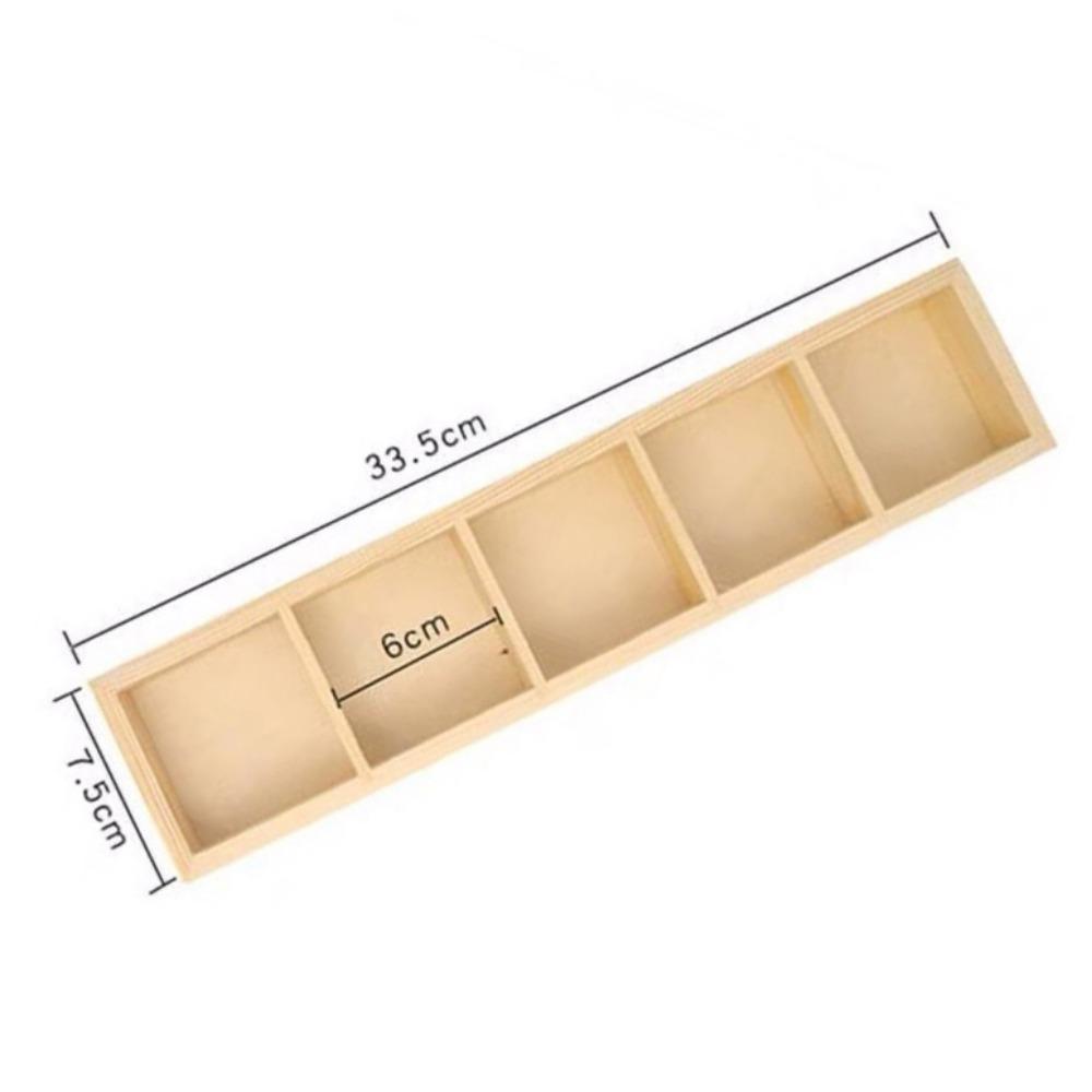 Multifunctional Succulent Flowerpot Tray Multi-grids Desktop Sundries Organizer Storage Box