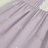 Summer Lace Flutter Sleeve Bowknot Dress for Baby and Toddler Girls
